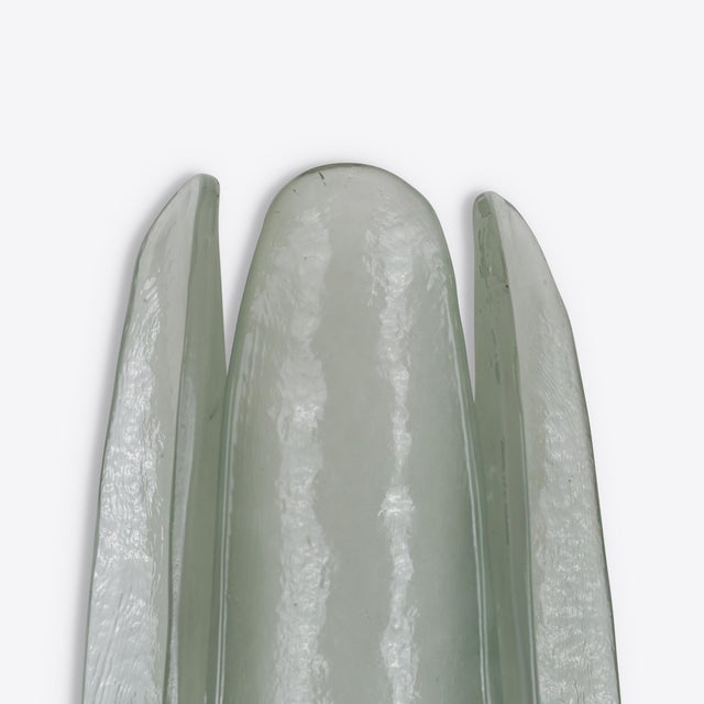 Early 21st Century Dahlia Sea Glass Wall Light from Pure White Lines For Sale - Image 5 of 9