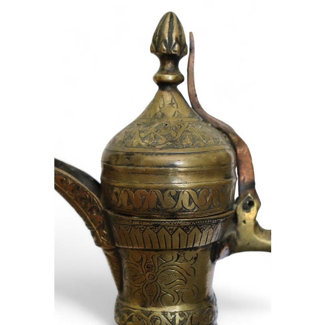 Antique Islamic Teapot in Brass Bukhara, 1900s For Sale - Image 11 of 13