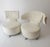 Canta and Aki Swivel Armchairs in Leather by Toshiyuki Kita for Cassina, 2010s, Set of 2, in Very Good conditions....