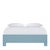 Wood Finn Platform Bed King - Pool Blue For Sale - Image 7 of 12