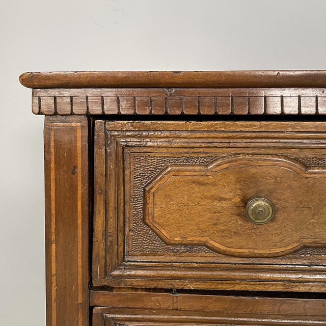 1930s Italian Baroque-Style Wooden Chest of Drawers, 1930s For Sale - Image 5 of 18