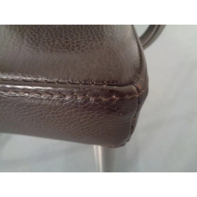 Leather Cantilever Dining Chairs by Karl Friedrich Förster for KFF, 1990s, Set of 6 For Sale - Image 17 of 18