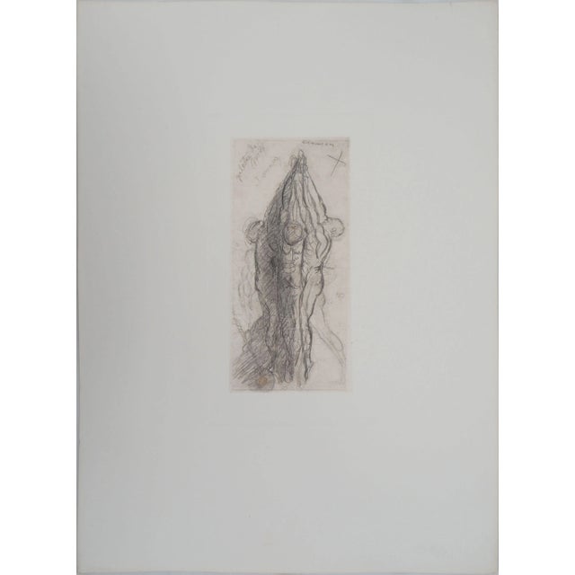 After Auguste Rodin, Group of the Damned Suspended by the Arms, Engraving For Sale - Image 5 of 6