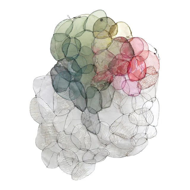 Garden Party - Mixed Media Sculptural Original Artwork by Kristina Fjellman For Sale