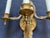 Traditional Pair of Early 20th Century Matching Serpent Brass Wall Sconces For Sale - Image 3 of 11