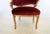 Wine Hollywood Regency Grosfeld House Style Fireside Chairs - A Pair For Sale - Image 8 of 9