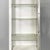 Mid-Century Italian White Metal and Glass Pharmacy Display Cabinet, 1950s For Sale - Image 14 of 18