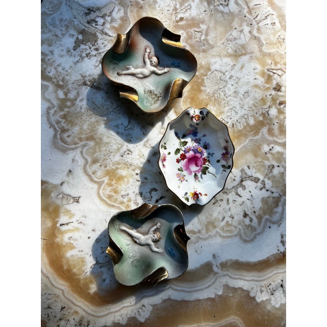 1970s Mid Century Modern Ceramic Ashtray Collection- Set of 3 For Sale - Image 12 of 12