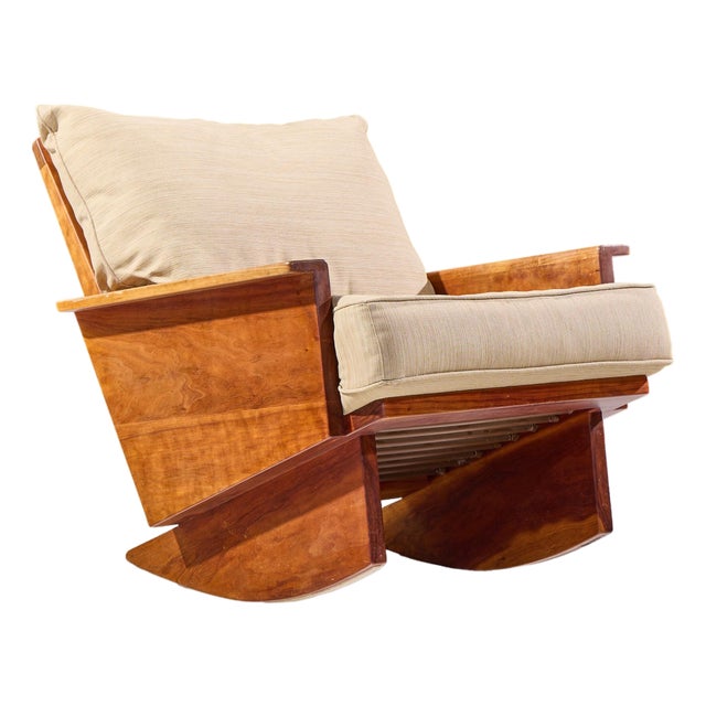 Arden Riddle S308-R Mid Century Cherry Rocking Chair For Sale