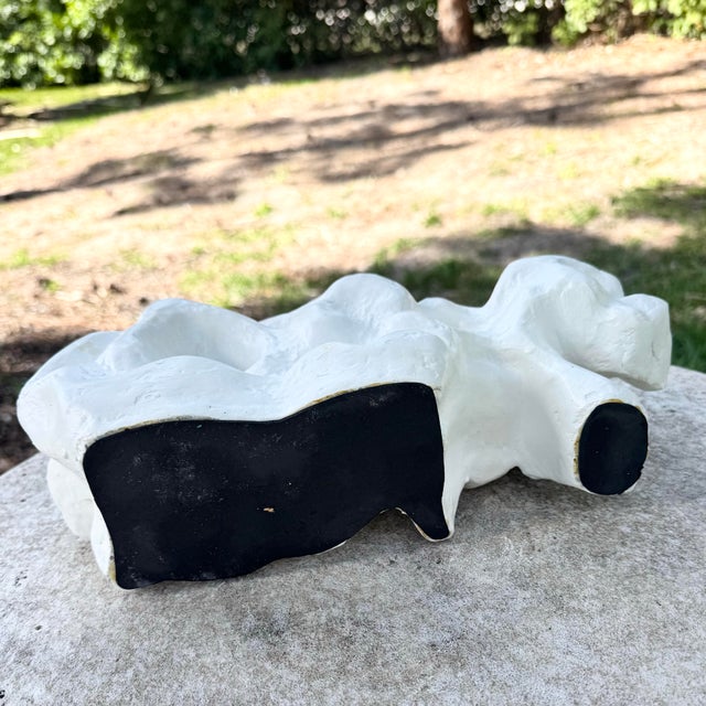 Minimalist Abstract Textured Plaster Sculpture For Sale - Image 4 of 8