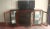1910s Mahogany Cocktail Bar Liquor Cabinet Buffet Sideboard With Javit Glassware For Sale - Image 5 of 11