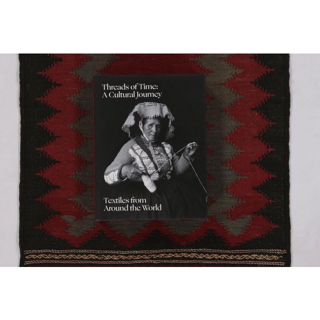 Vintage Persian Kilim Runner, Tribal Pattern With Playful Chevrons - Rug & Kilim For Sale - Image 9 of 9