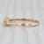 Metal 0.48ctw Yellow Diamond Ring 18k Yellow Gold Size 7.25 Stackable Bridal For Sale - Image 7 of 8