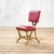 Metal Red Chair by Giulio Minoletti and Gio Ponti for Breda, 1960s For Sale - Image 7 of 7