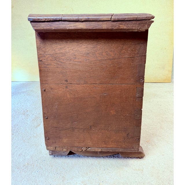 Late 19th Century Spanish Carved Wood Chest With Gothic Decoration For Sale - Image 16 of 17