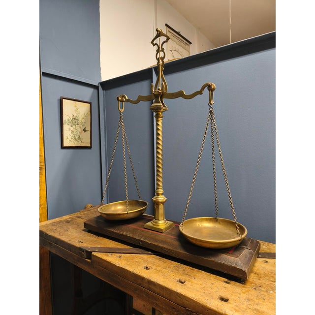Large Copper Pharmacy Scale, 1700s For Sale - Image 5 of 14