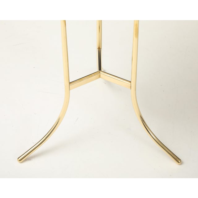 Cedric Hartman Brass and Carrara Marble Side Table For Sale - Image 13 of 16