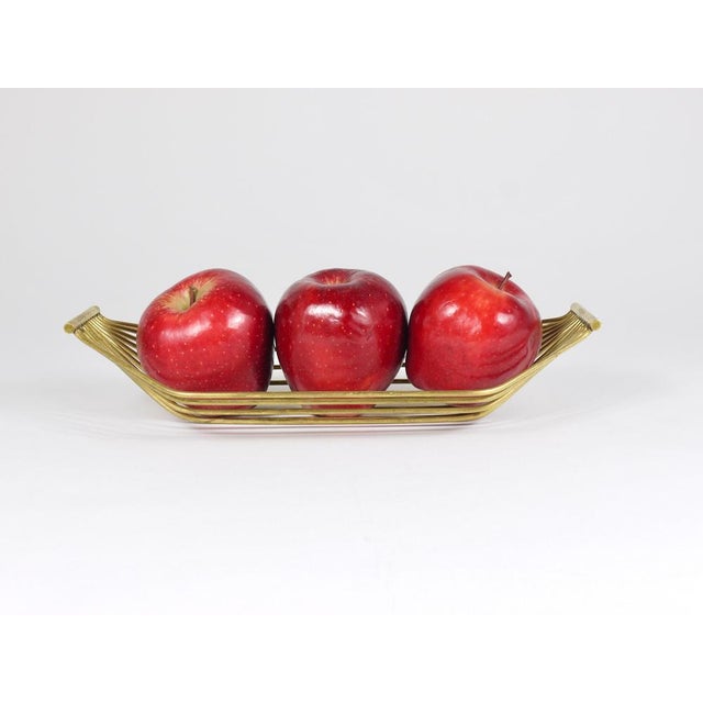 Large Mid-Century Austrian Brass Wire Fruit Basket in the style of Carl Auböck, 1950s For Sale - Image 14 of 18