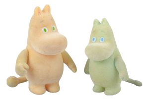 Moomin Figurines from Martinex, Finland, 1980s, Set of 2