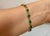 7 Carat Natural Brazil Emerald and Diamond Tennis Bracelet 14 Karat Yellow Gold For Sale - Image 10 of 18