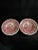 Spode Final Markdown. Rare Find; Spode “Pink Tower” Design; English Transferware Soup Plates. Set of 4 For Sale - Image 4 of 9
