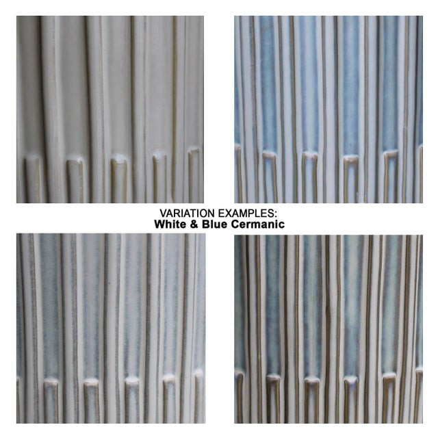 2020s Aligned Ceramic Table Lamp For Sale - Image 5 of 5