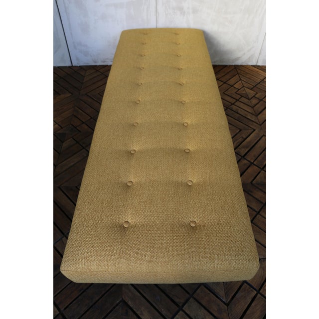 Mid-Century Modern Danish Reupholstered Bench — 1960s For Sale - Image 12 of 18