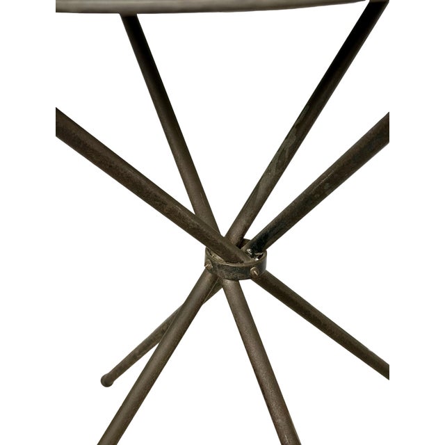 Vintage Italian Style Folding Guéridon Cocktail Tray Table For Sale - Image 9 of 12