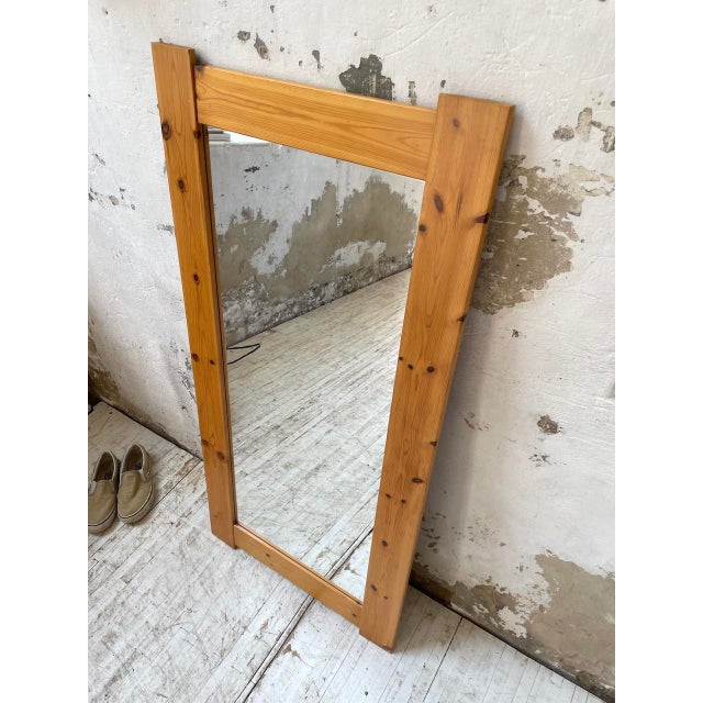 Vintage Pine Mirror, 1980s For Sale - Image 9 of 18