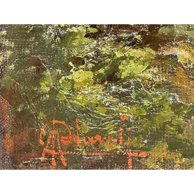 Mountain Landscape, 1900s, Oil on Canvas, Framed For Sale - Image 6 of 8