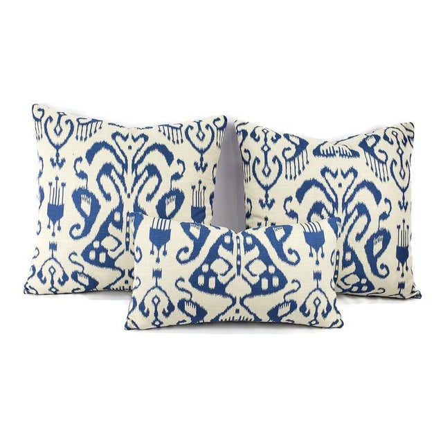 Robert Allen Sweet Nothings in Bluebell Pillow Cover For Sale - Image 4 of 7