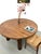 Constructivist Round Table in Walnut, 1950s For Sale - Image 11 of 18