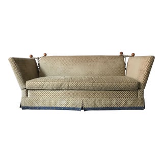 Christopher Hyland Velvet Knoll Sofa For Sale