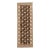 Modern Scandinavian-Style Flatweave Brown Geometric Wool Runner For Sale