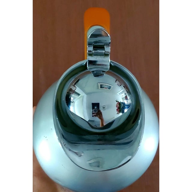 Mid-Century Modern Vintage Alfi Brushed Aluminum Vacuum Jug Carafe, Germany For Sale - Image 3 of 7