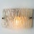 Metal Square Ribbed Glass Wall Light attributed to Kaiser Leuchten, 1960s For Sale - Image 7 of 13