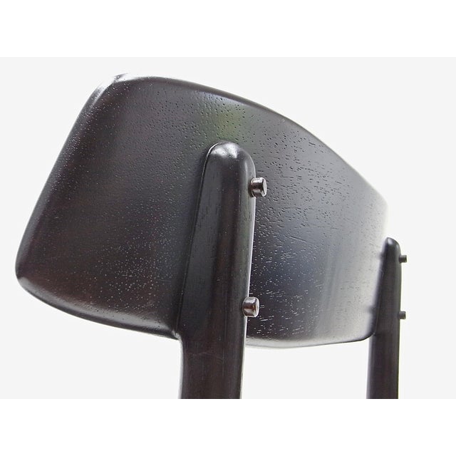 Dining Chairs in Cherry & Leather by Sergio Rodrigues for Lin Brazil, 2010, Set of 5 For Sale - Image 17 of 18