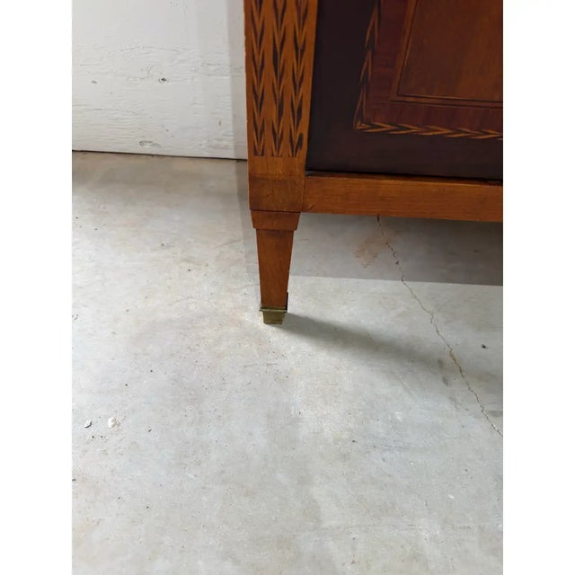 Wood 19th Century French Louis XVI Marble Top Sideboards / Bar For Sale - Image 7 of 11