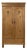 Antique European Pine Wardrobe Two Door Armoire Turned Feet, Natural Wood For Sale