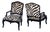 1980s Vintage Faux Zebra Upholstered Chair, Pair For Sale - Image 5 of 15