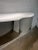 Mid-Century Custom Polished Steel and Frosted Lucite Illuminated Floating Shelf or Console For Sale - Image 11 of 13