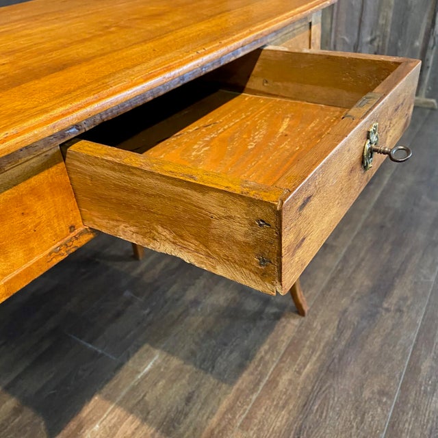 Mid 19th Century French 19th Century Louis XV Fruitwood Writing Table or Side Table For Sale - Image 5 of 10