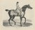 Maxim Gauci, Sedbury Equestrian Horse & Rider Portrait, 1840, Lithograph For Sale - Image 10 of 10