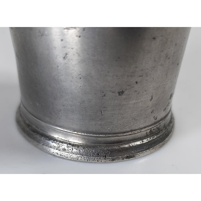 19th Century American Pewter Beaker Cup by Timothy Boardman & Co. Of New York For Sale - Image 9 of 12