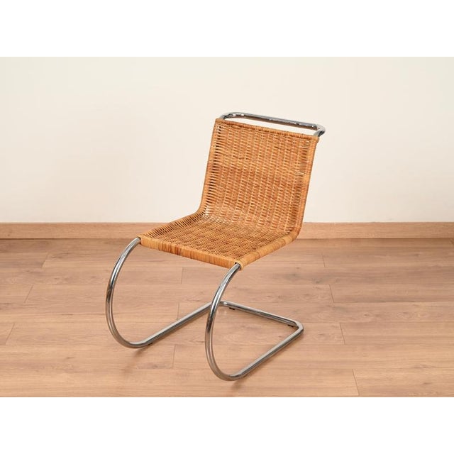 MR10 Rattan Chairs by Ludwig Mies Van Der Rohe for Knoll, 1960s, Set of 2 For Sale - Image 15 of 18