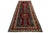Traditional Vintage Caucasian Kazak Wool Runner Rug With Double Eagle Motif & Charcoal Field For Sale - Image 3 of 9