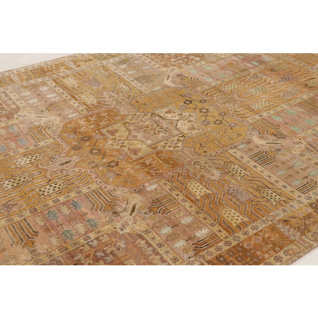Persian Contemporary Persian Style Garden Wool & Natural Silk Rug by Rug & Kilim For Sale - Image 3 of 10