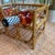Vintage Tortoise Bamboo 6 Bottle Wine Rack For Sale In New York - Image 6 of 8