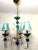 A most expressive and rare chandelier, designed and created by "Seguso Vetri D'Arte" in their legendary Murano-Venezia...