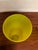 James Mongrain yellow glass tall and narrow cylinder vase, a cool piece that will add a pop of color to any space. James...
